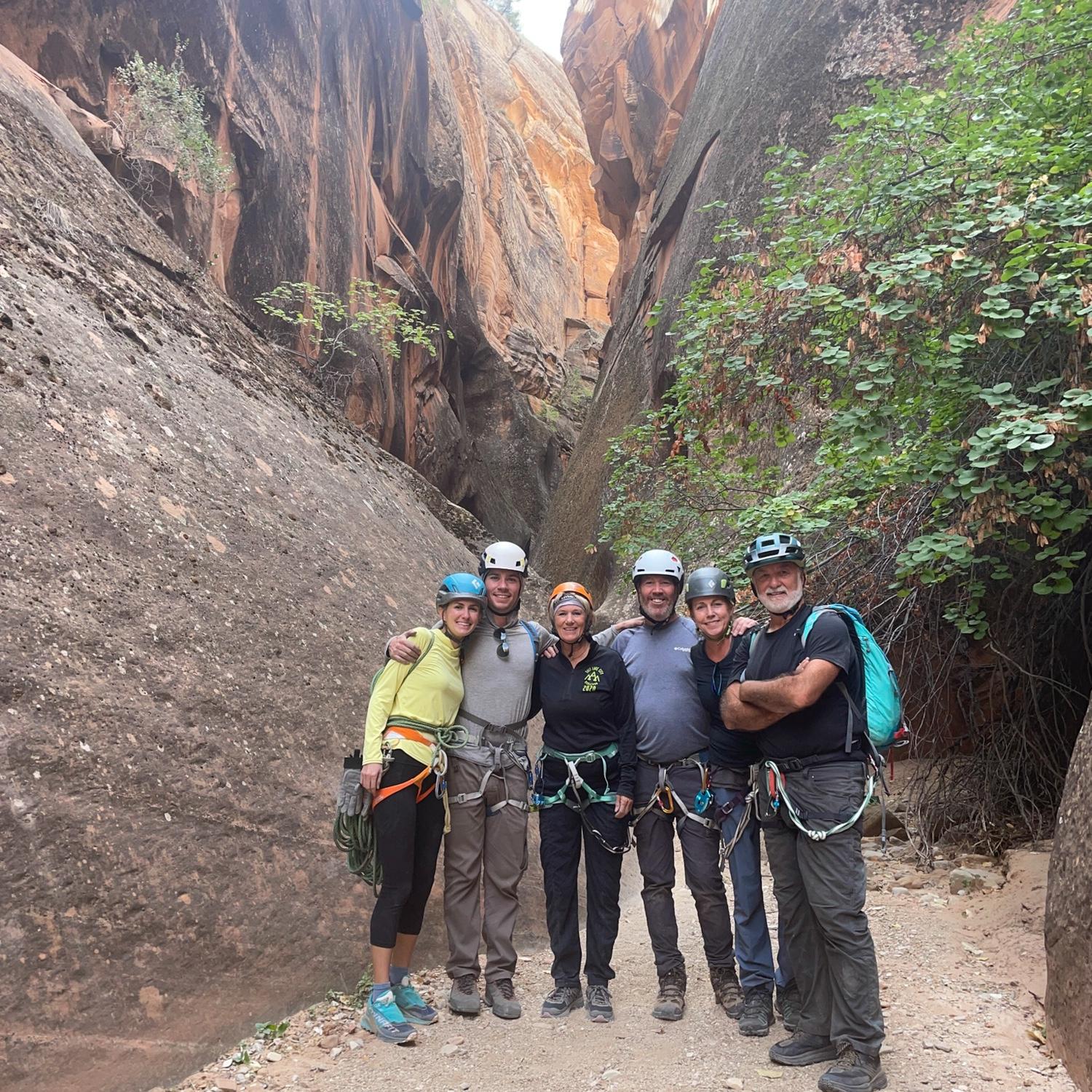 Family canyoneering day