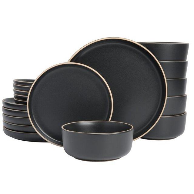 Alyzza Stoneware Dinnerware - Set of 18