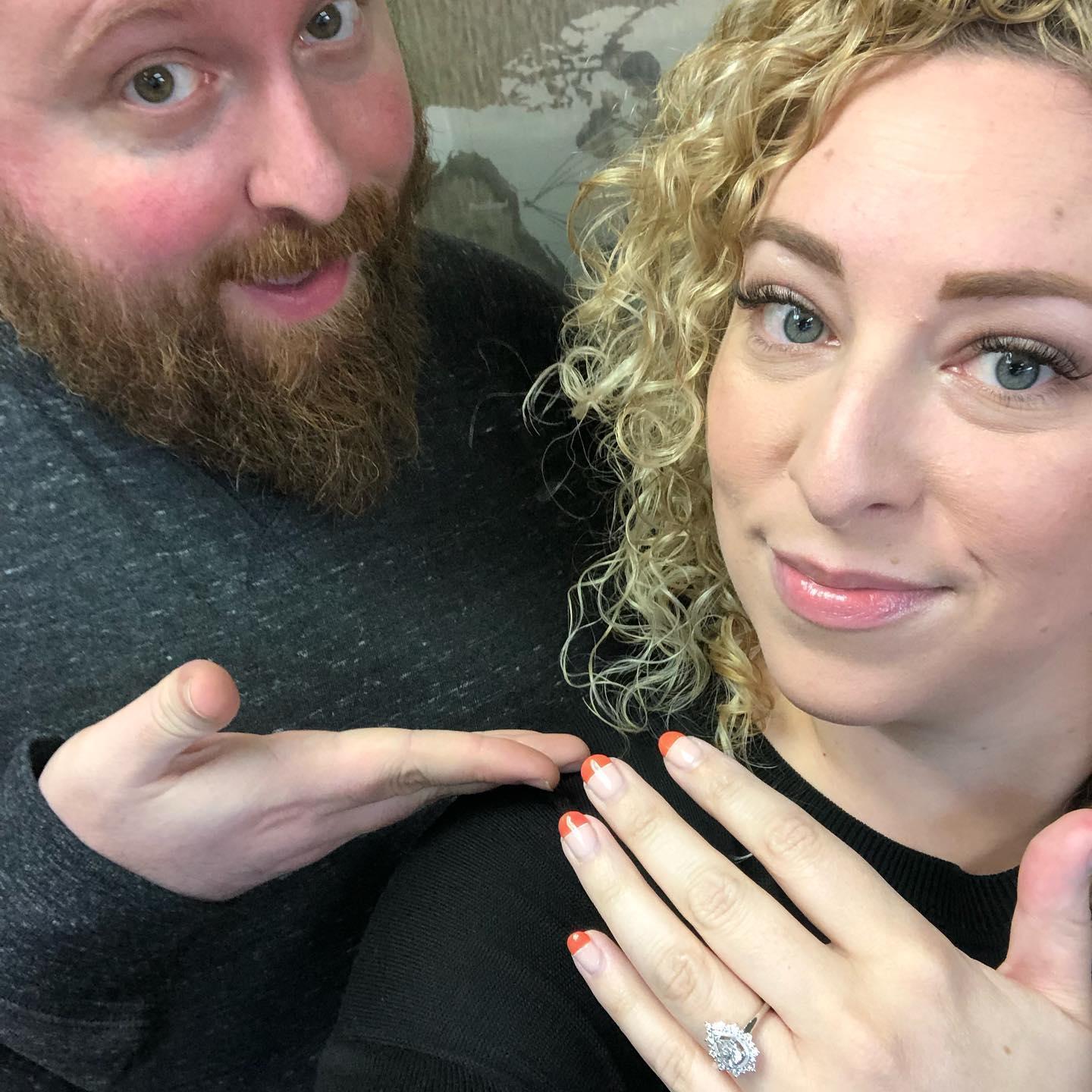 10 short years later...we got engaged!