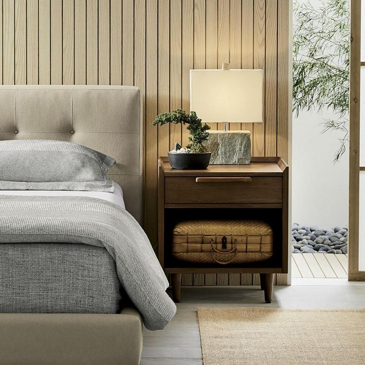 Tate nightstand deals crate and barrel