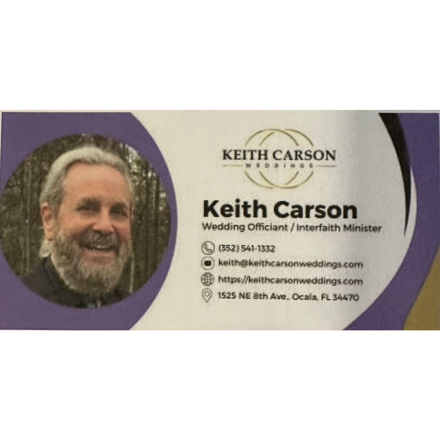 Officiant:  Keith Carson