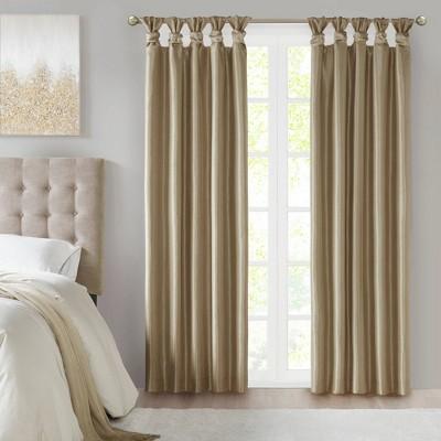 Lillian Twist Tab Total Blackout Window Curtain