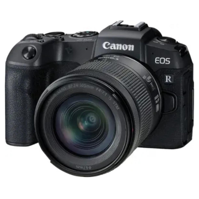 Canon - EOS RP Mirrorless Camera with RF24-105mm f/4-7.1 IS STM Lens - Black