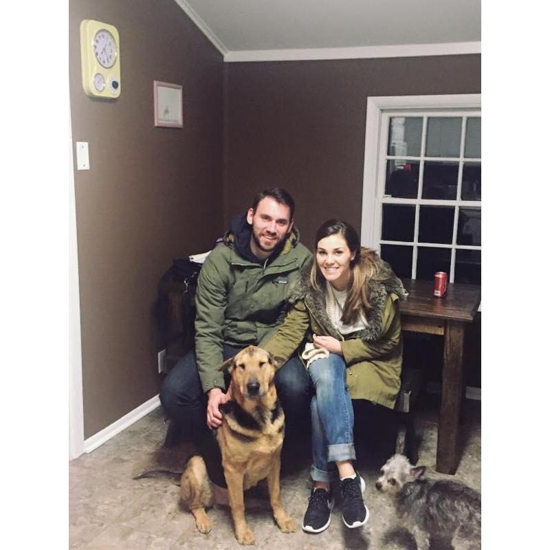 They day we adopted our sweet Charlie