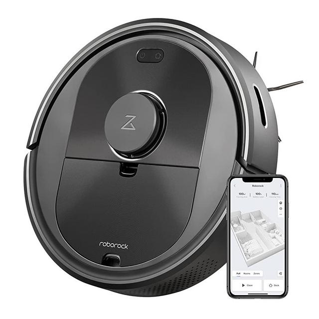 Roborock Q5 Robot Vacuum with Strong 2700Pa Suction, LiDAR Navigation, Multi-Level Mapping, 180mins Max Run-Time, No-go Zones, App&Voice Control, Ideal for Hard Floors, Carpets, and Pet Hair