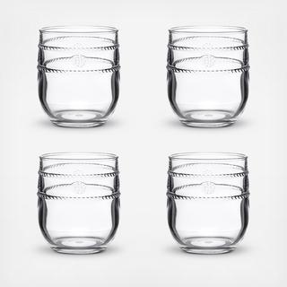 Isabella Acrylic Small Tumbler, Set of 4