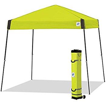 E-Z UP Pyramid Instant Shelter Canopy, 10 by 10', Limeade