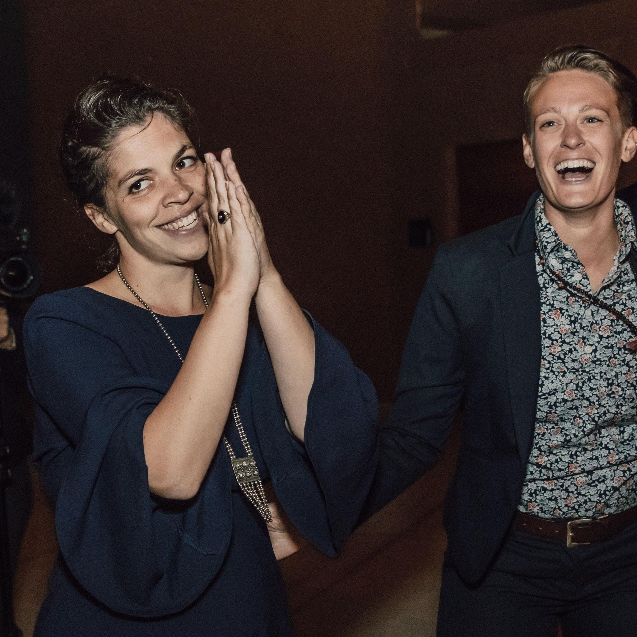 We danced on the dance floor from the first song of the night, to the last.