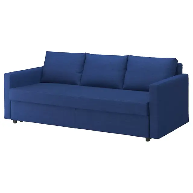 FRIHETENSleeper sofa, Skiftebo blue