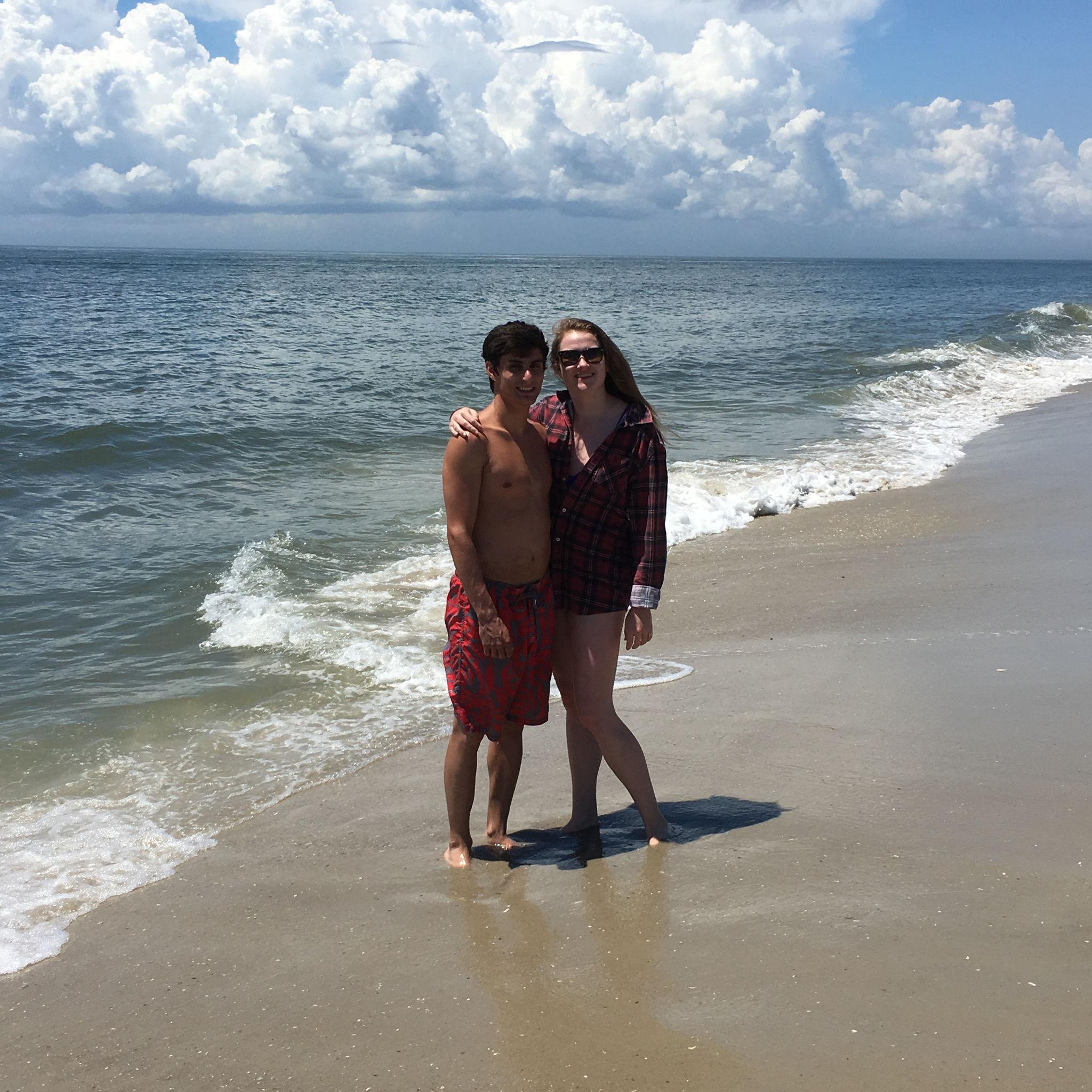 Jason's first time in Bethany Beach, DE with Brenna's family