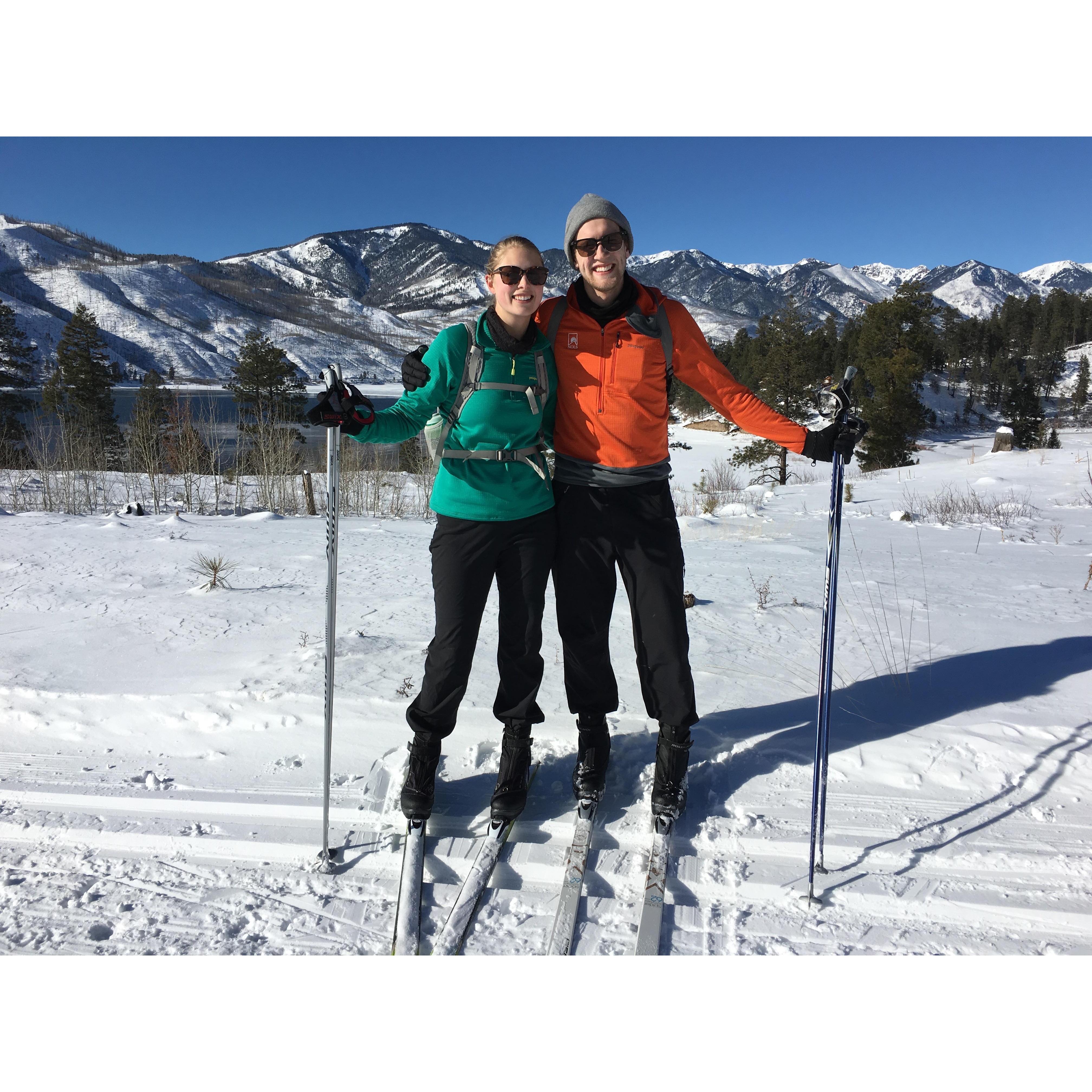 Cross country skiing in Colorado (2015)
