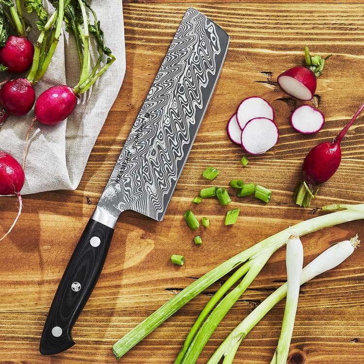ZWILLING, Bob Kramer Damascus Nakiri Cleaver | Zola