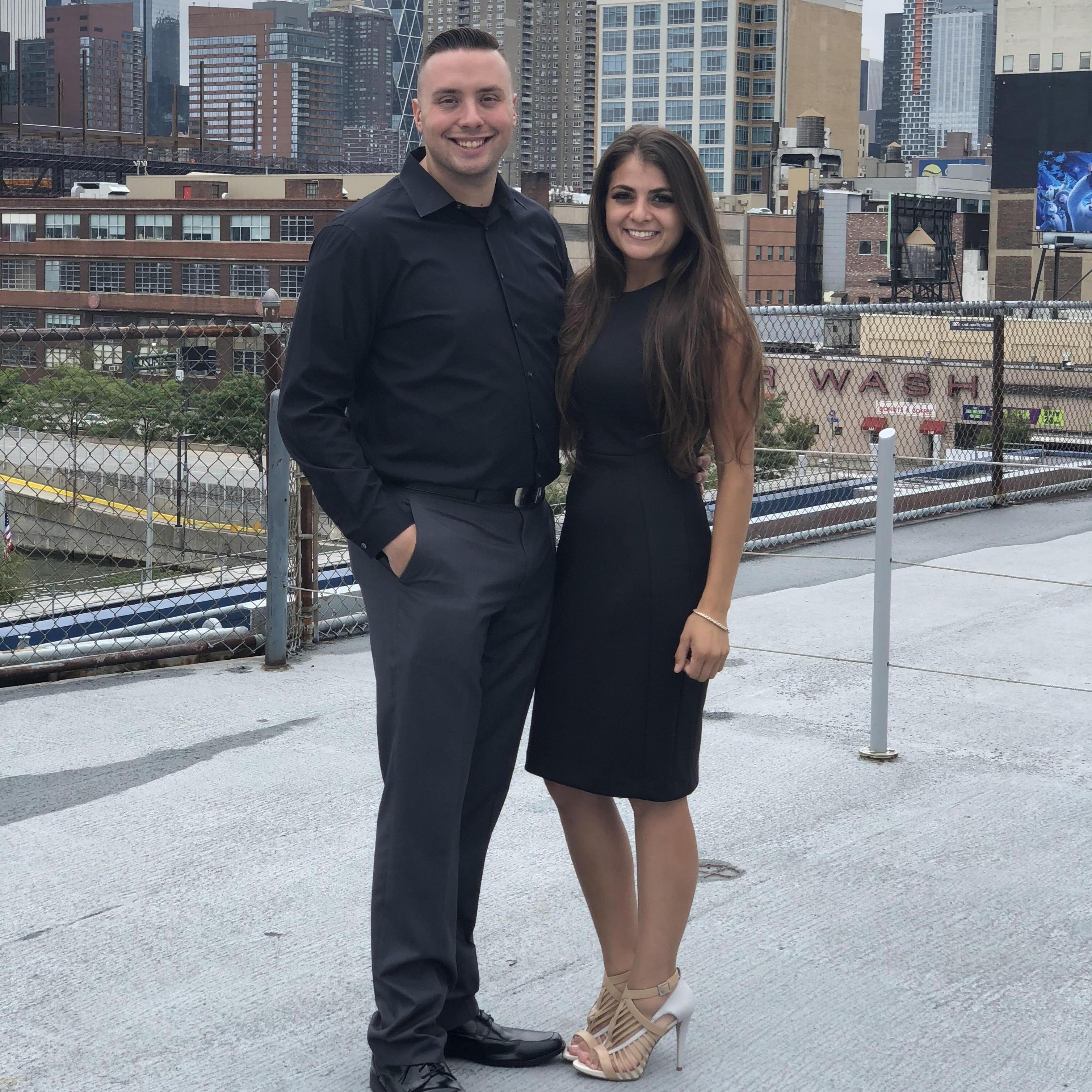 This picture was taken on the Intrepid during my cousin Wesley's commissioning.