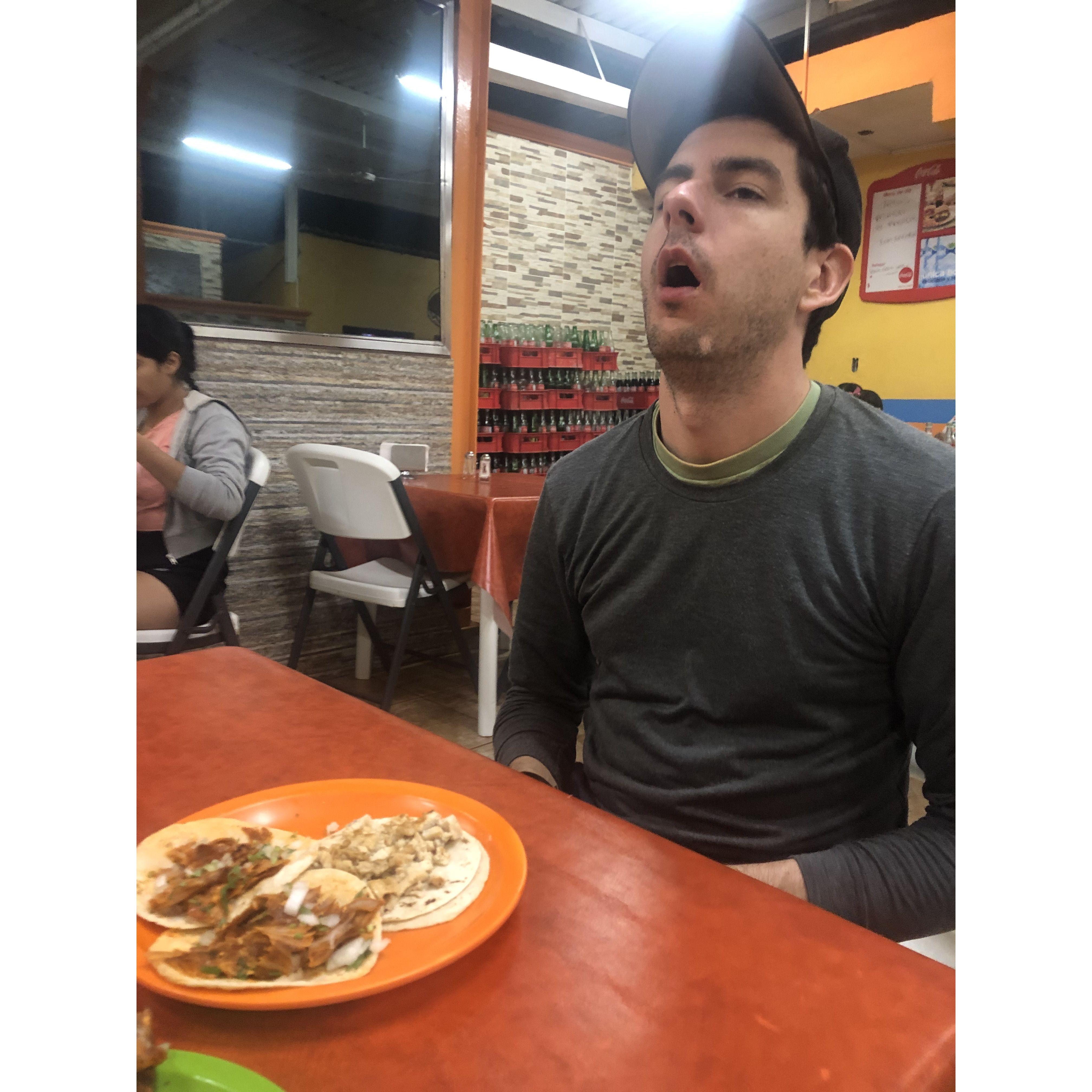 Amazing tacos in Cabo, Mexico
