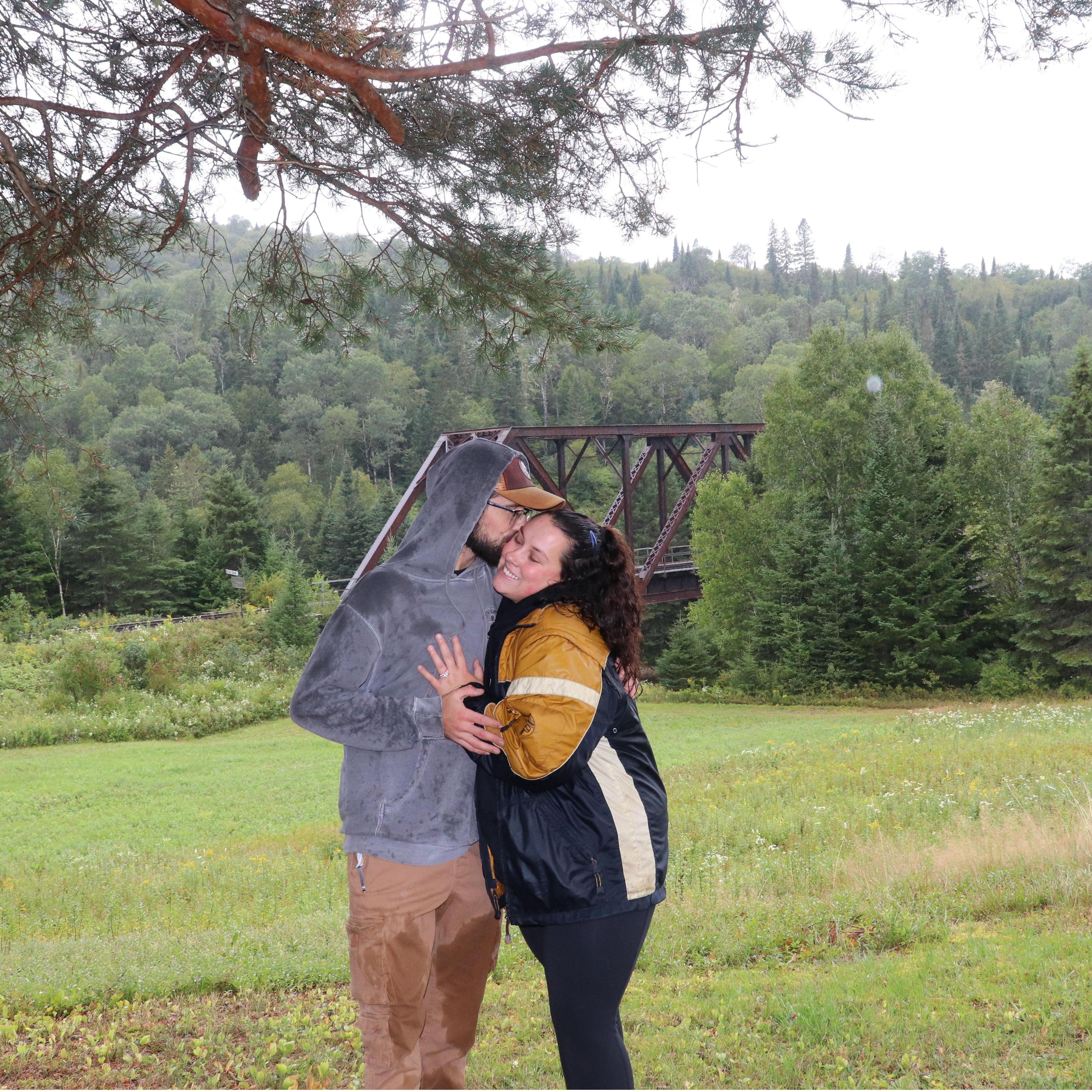 Right after he had asked me to marry him!