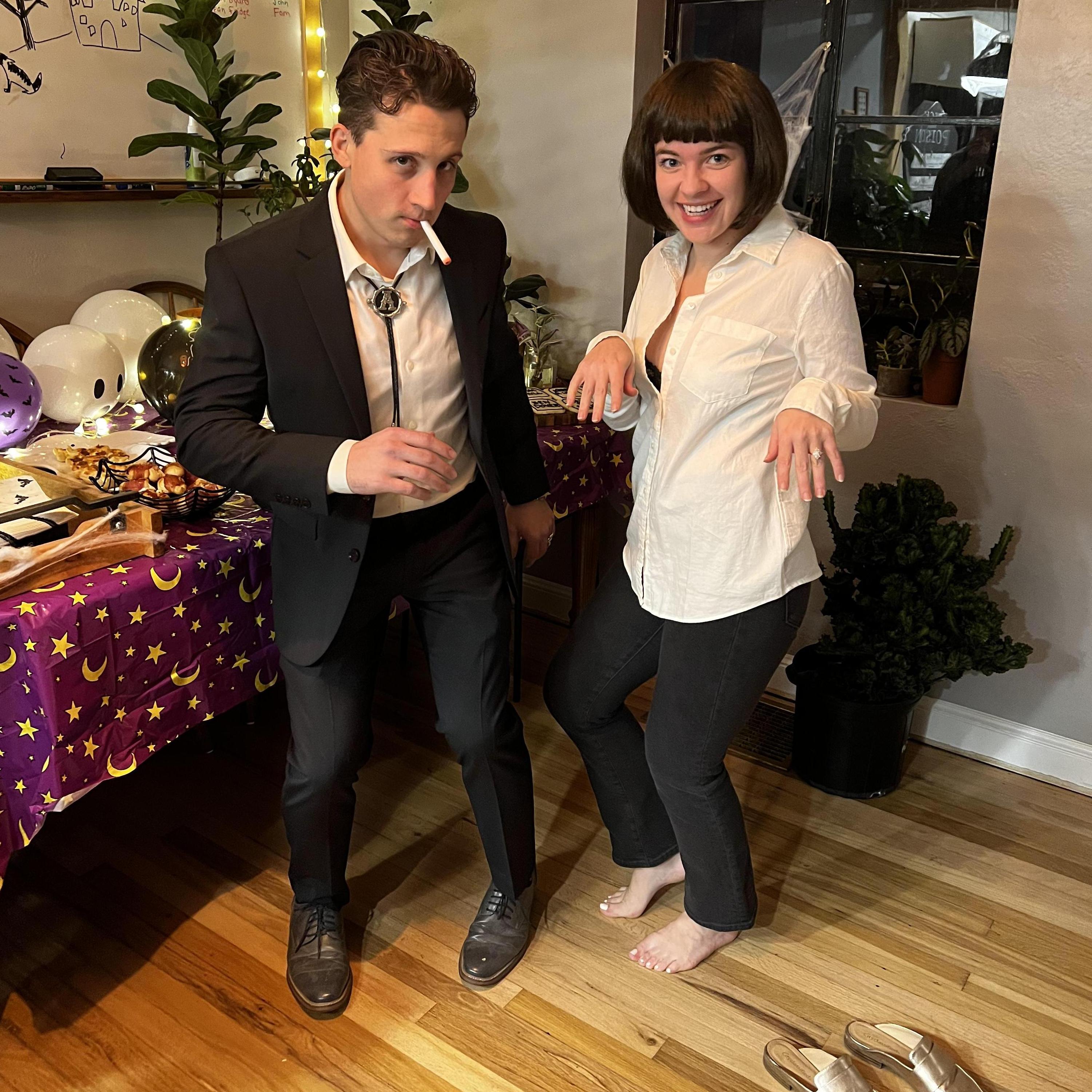 Halloween as Vincent and Mia