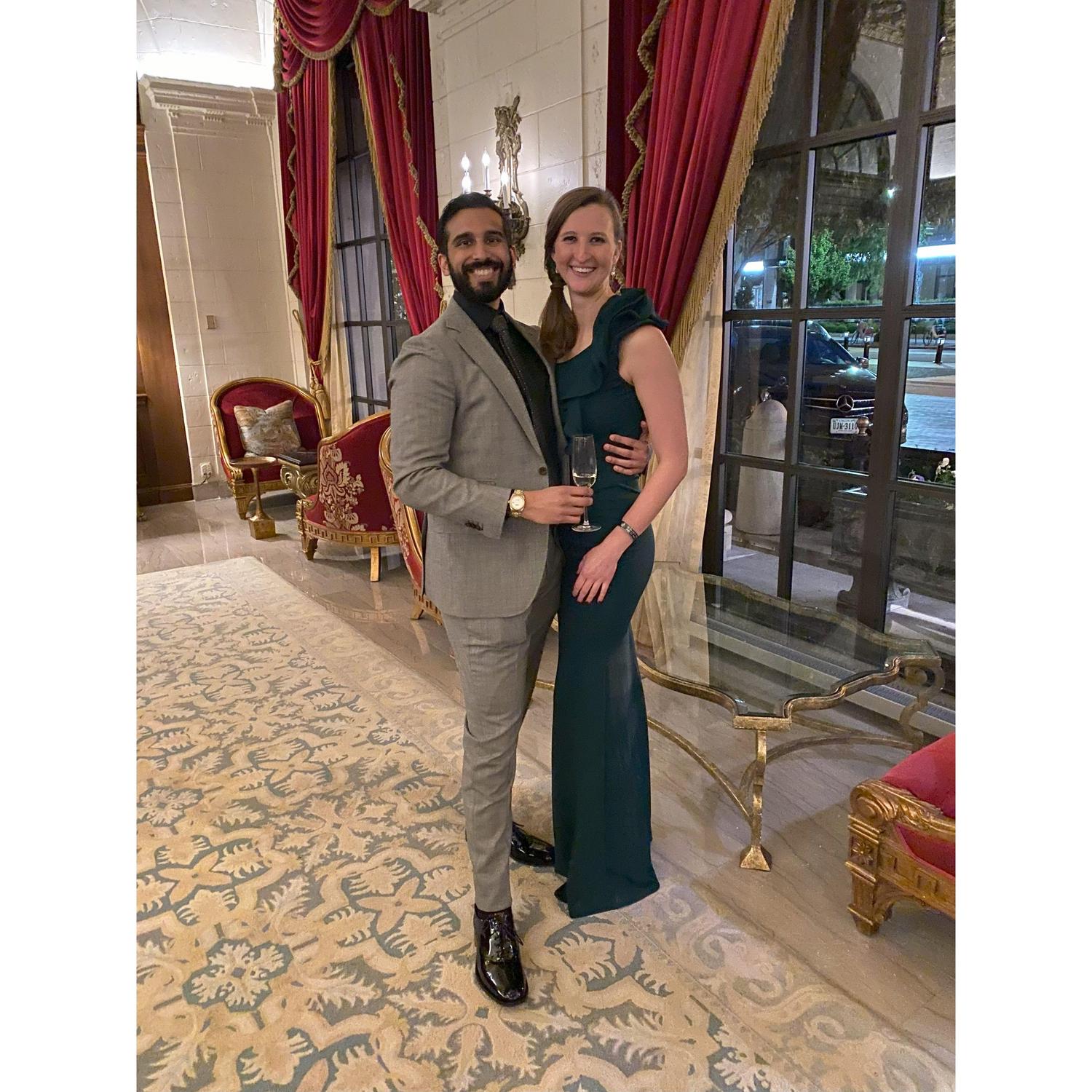First wedding together.