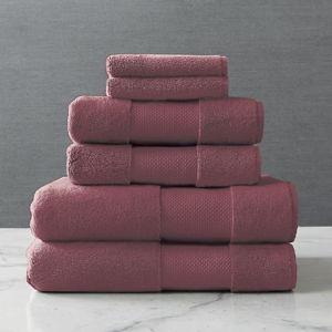 Frontgate Resort Collection Bath Towels in Dahlia, Set of Six