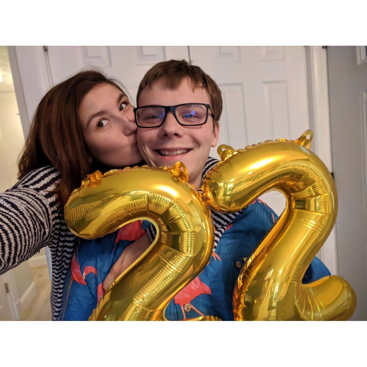 Ray's 22nd birthday spent in quarantine.