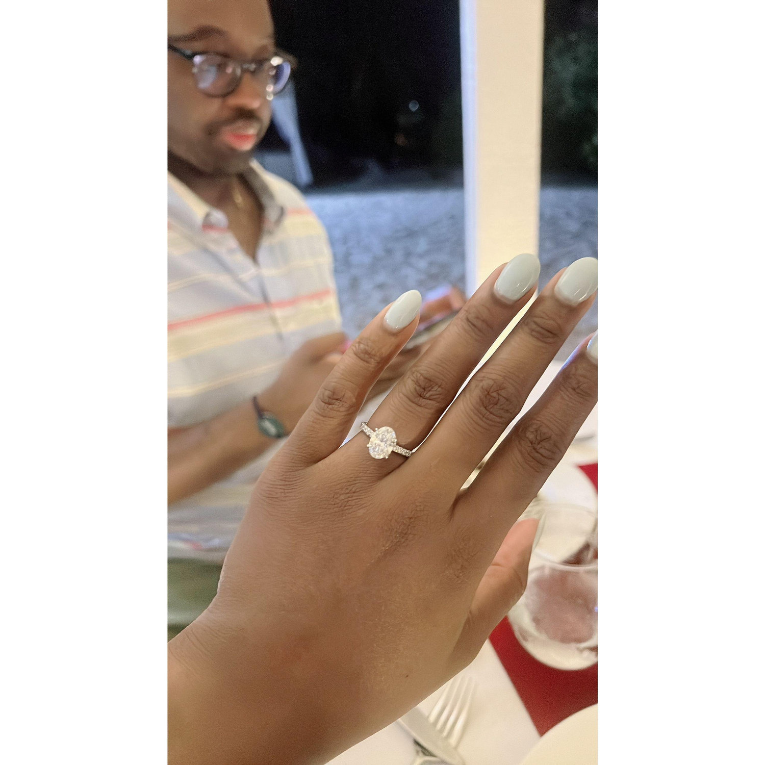 The moment I (Micole) said my first "I DO" :)