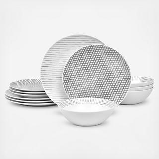 Hammock 12-Piece Dinnerware Set, Service for 4 by Macy's