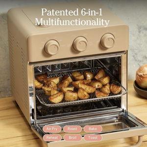 Our Place Wonder Oven | 6-in-1 Air Fryer & Toaster Oven with Steam Infusion | Compact, Countertop Friendly, Fast Preheat, Multifunctional | Air Fry, Toast, Roast, Bake, Reheat & Broil | Steam