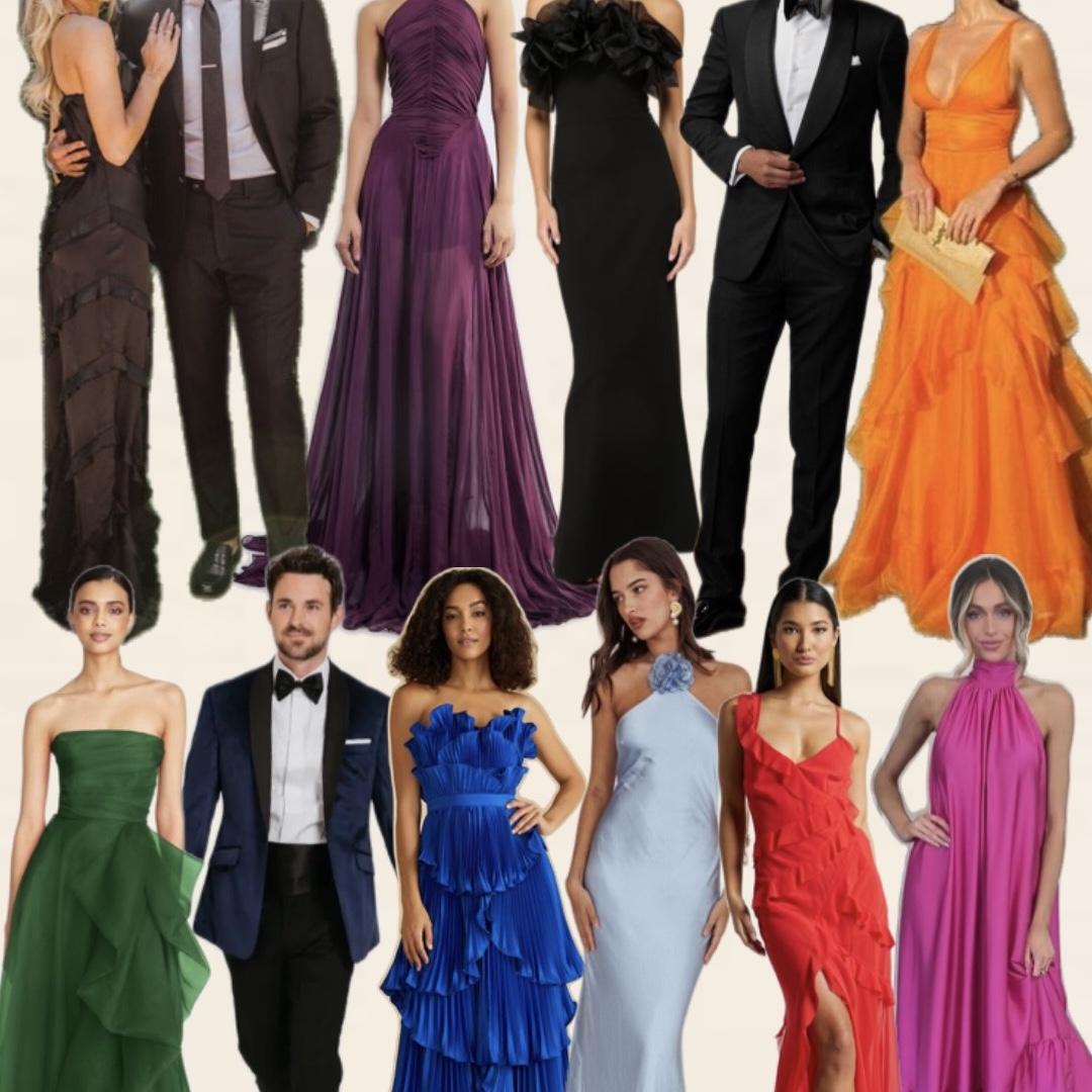 European Summer Black Tie - We ask that men wear a tuxedo or dark suit with a tie/bow-tie, and women wear gowns. Feel free to get creative with colors and styles!