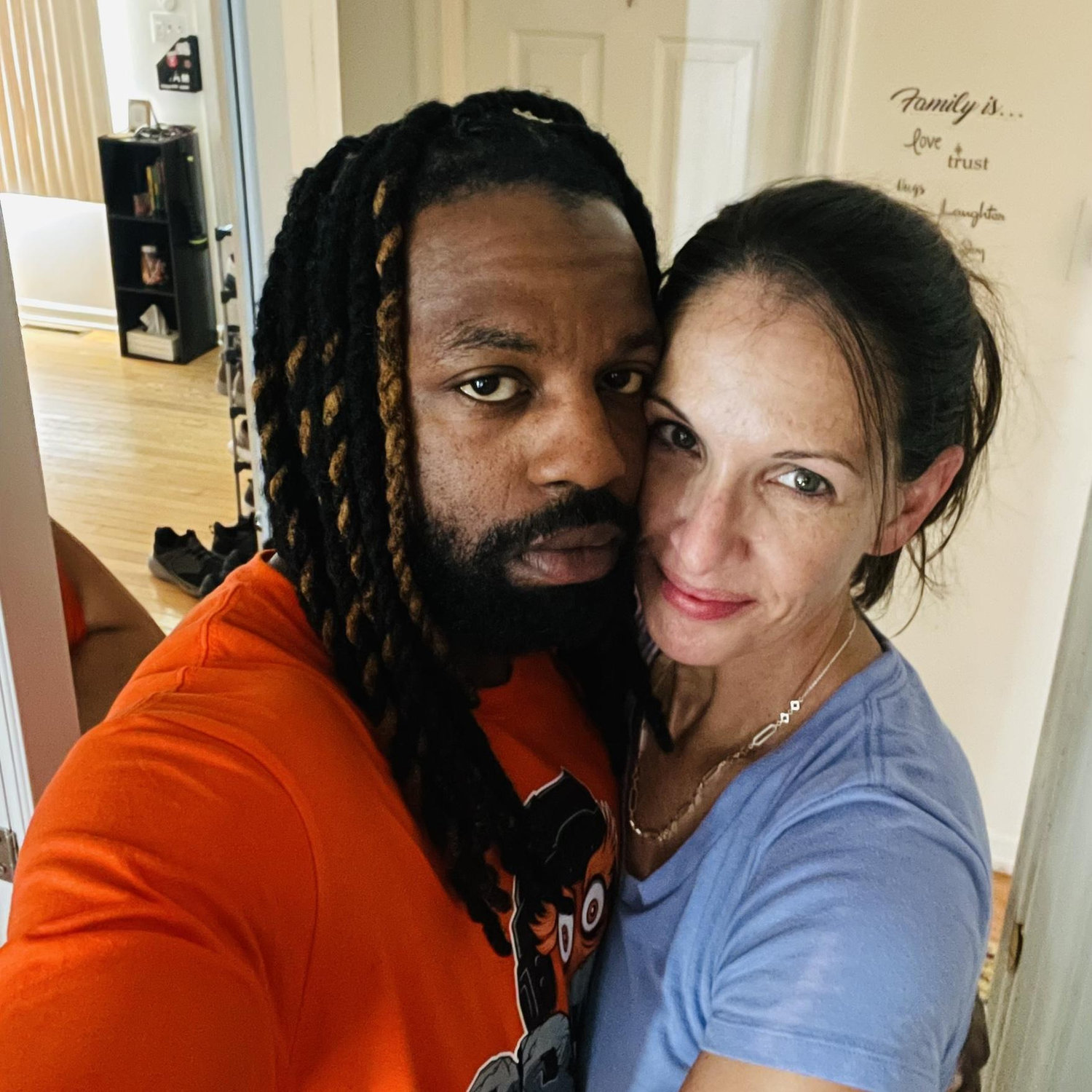 Our first photo as a couple ❤️