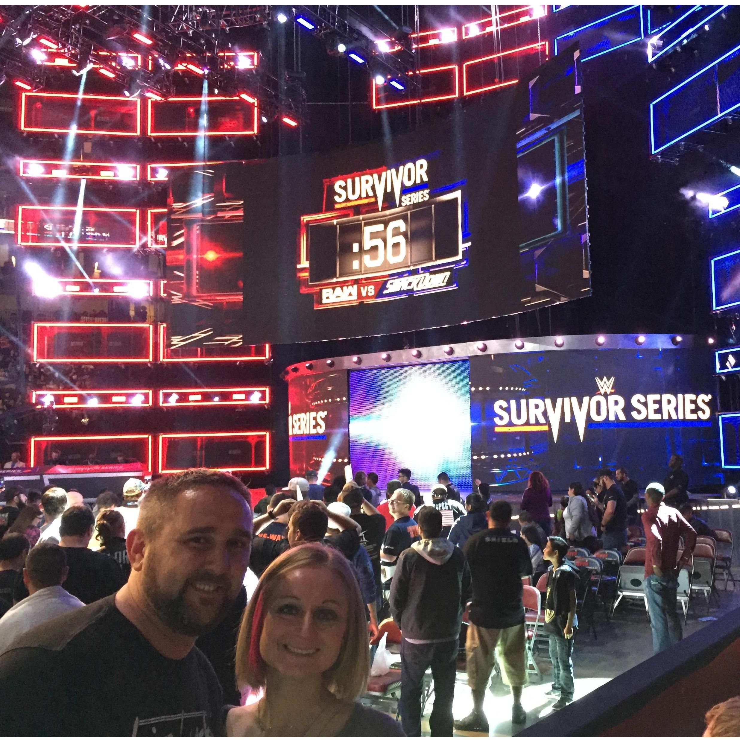 YES...we went to WWE in Houston, Survivor Series 2017