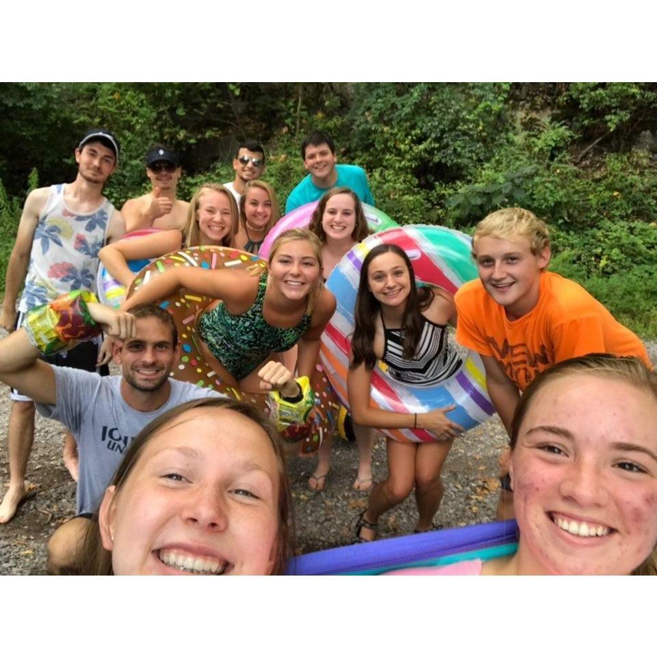 Took a trip to the quarry during preseason with the tennis team!