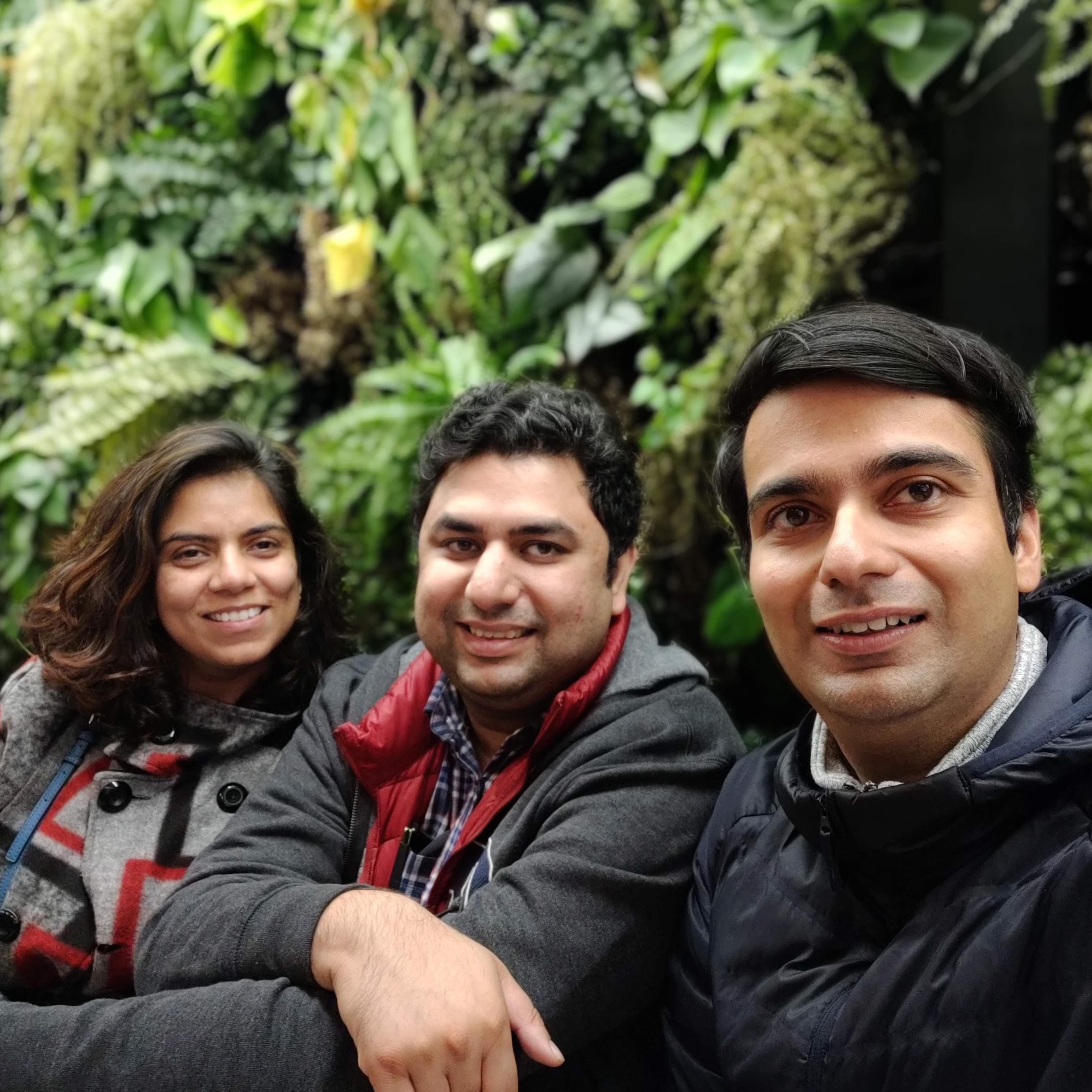 Sonali, Mil's cousin, her husband Shantanu, and Mil in New York!