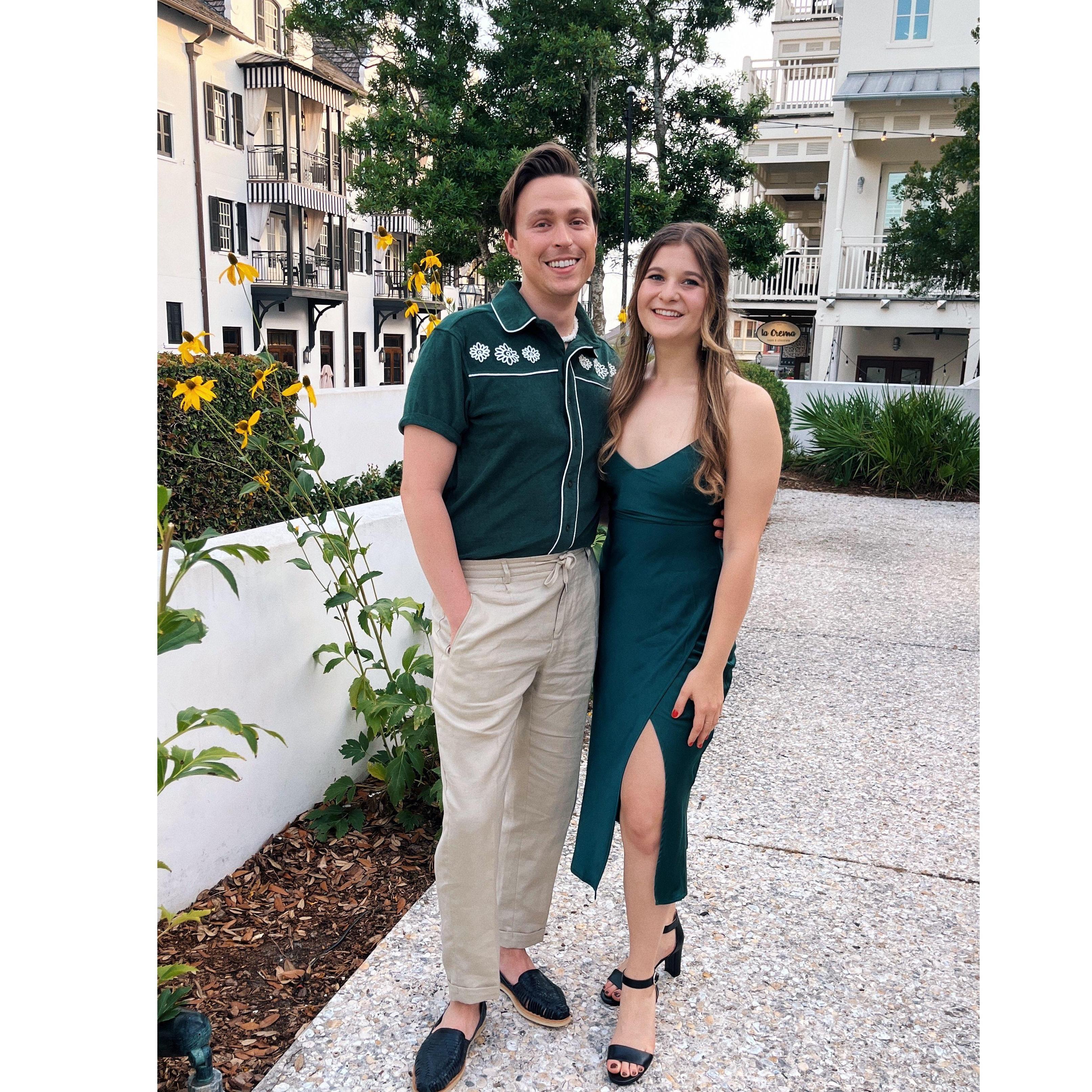 Family wedding in May 2022 at Rosemary Beach, Florida.