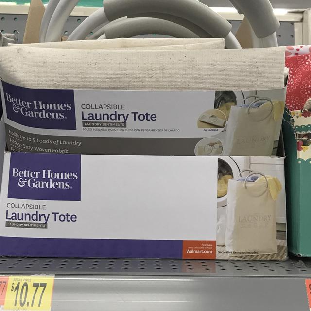 Laundry tote.   @ Walmart