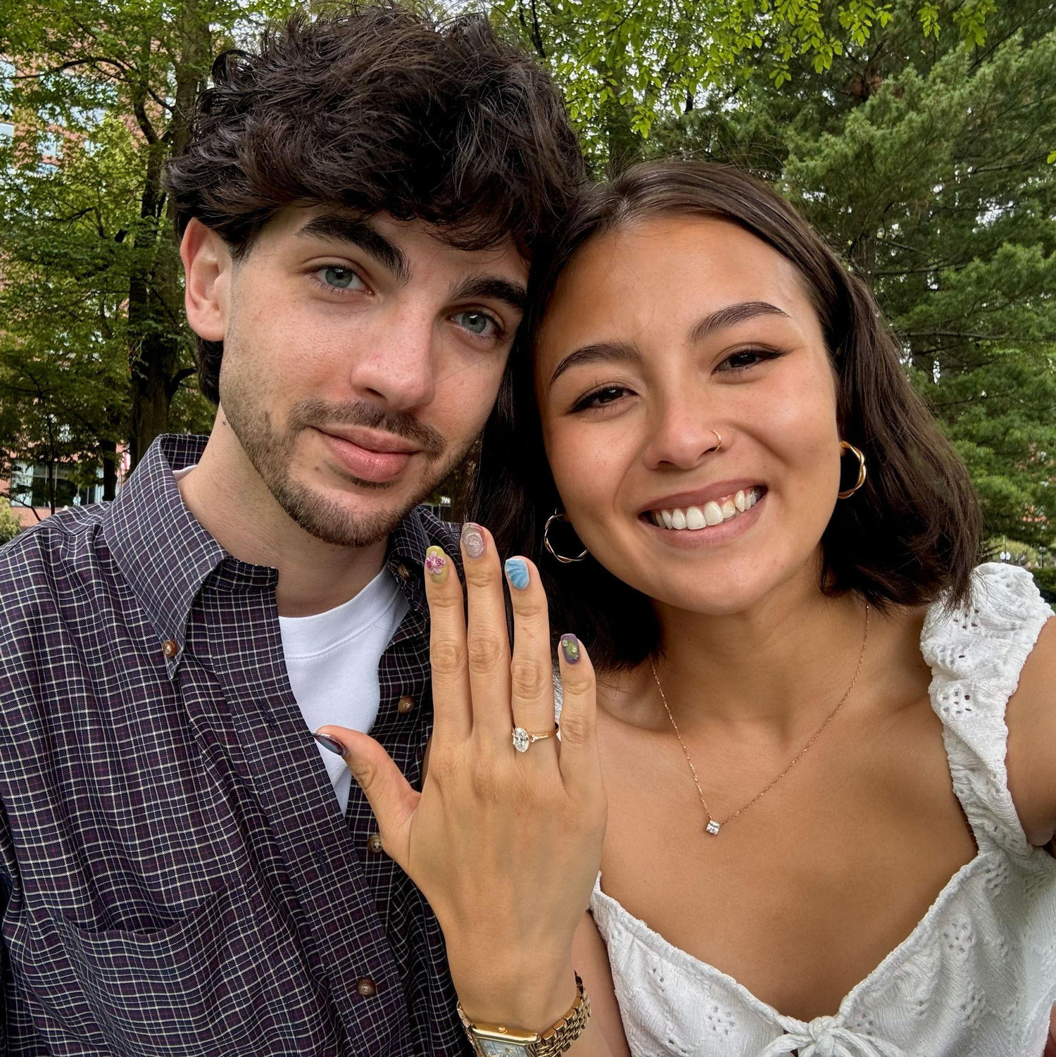 The day we got engaged!