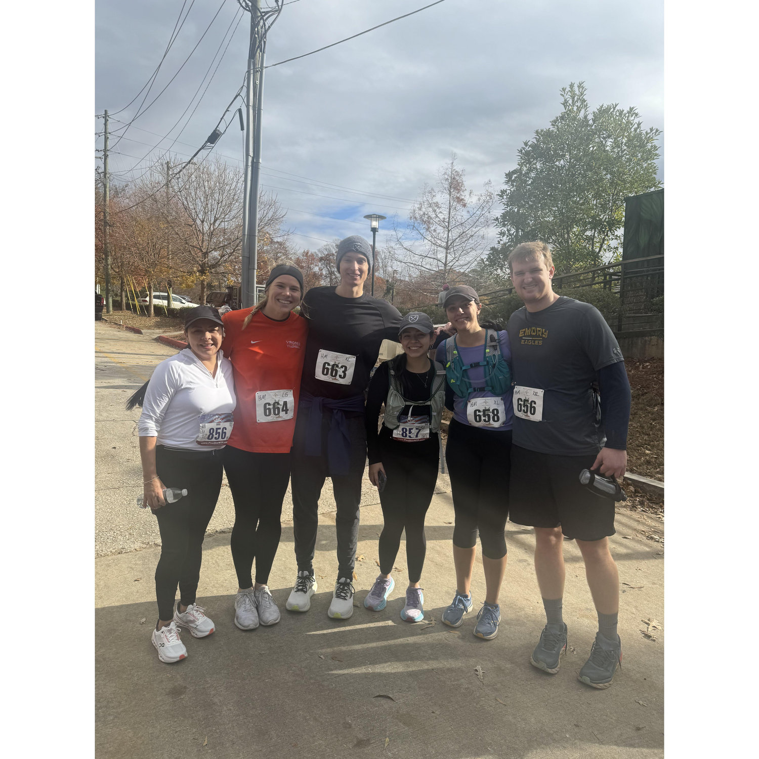 Matt, Brittney, and friends run a half marathon!