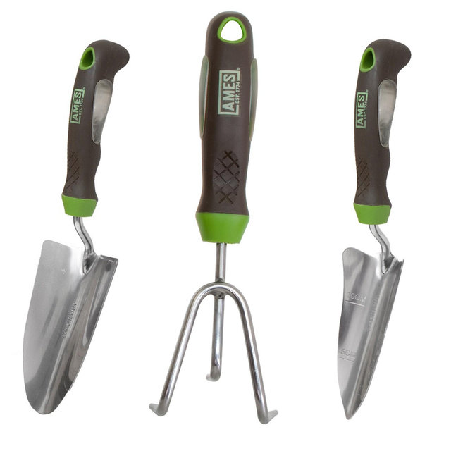 3 Piece Gel Grip Hand Tool Kit - AMES