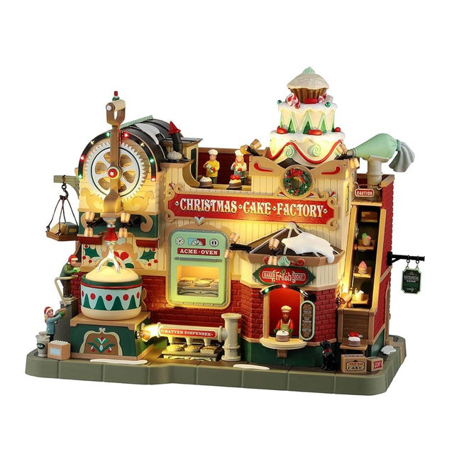 Lemax Christmas Cake Factory, with 4.5V Adaptor #45268