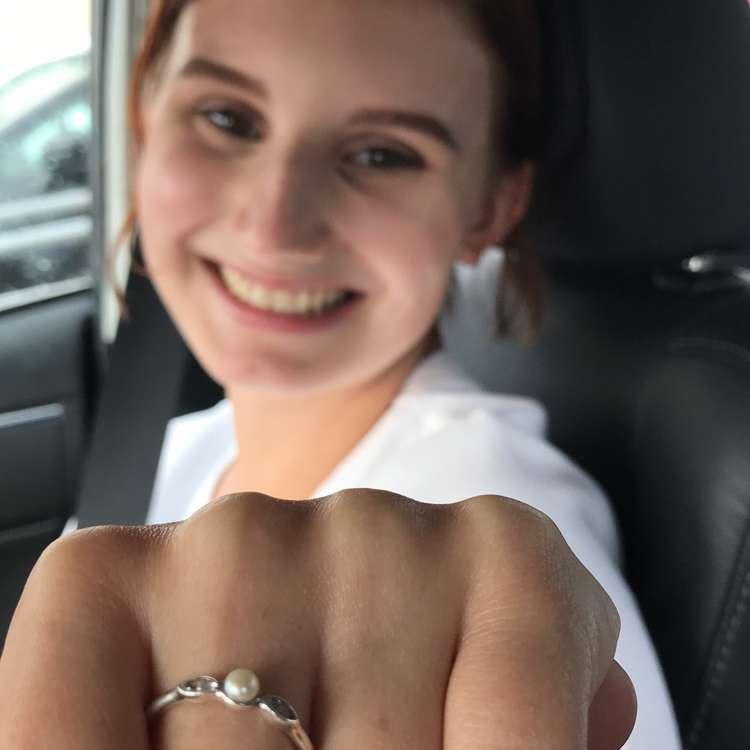 The day Hunter bought Cara a promise ring.