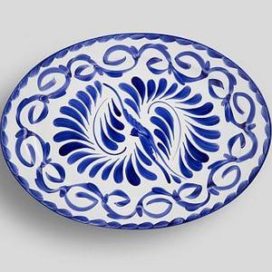 Puebla Oval Serve Platter, Large 15"