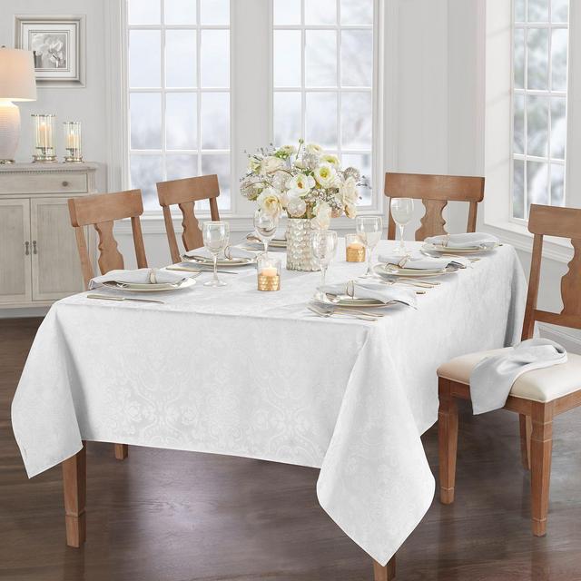 Elrene Caiden Elegance Damask Oblong Tablecloth, 60" x 84"