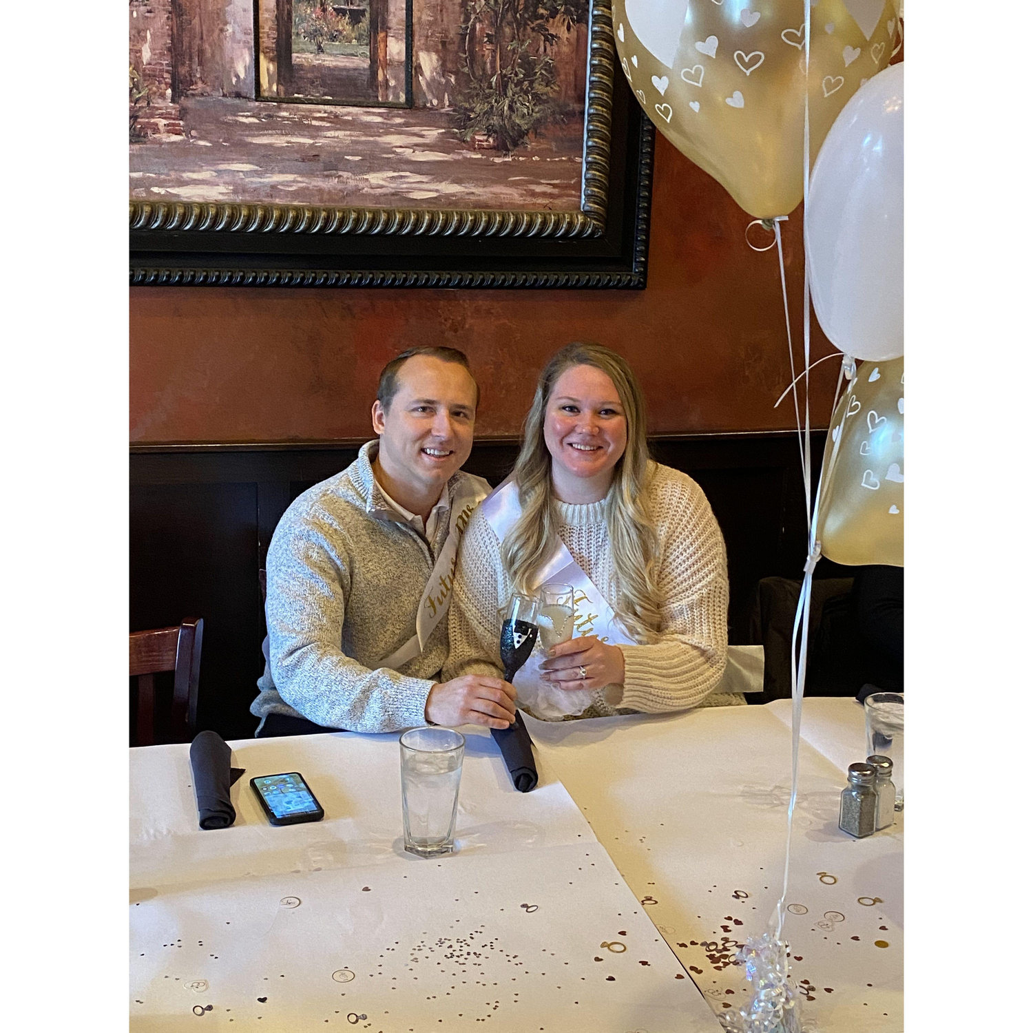 our engagement party