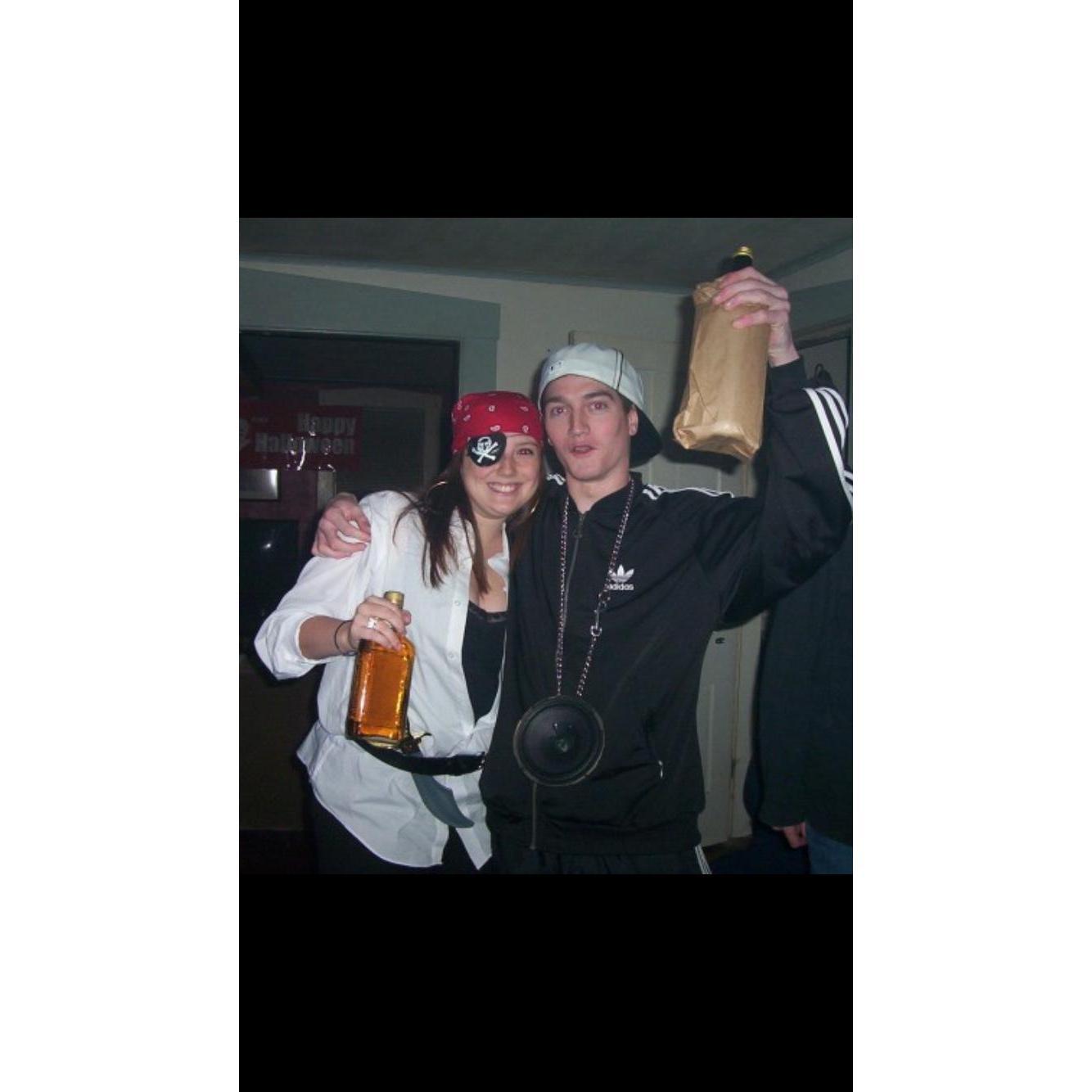 One of our first pictures together. Halloween 2004.