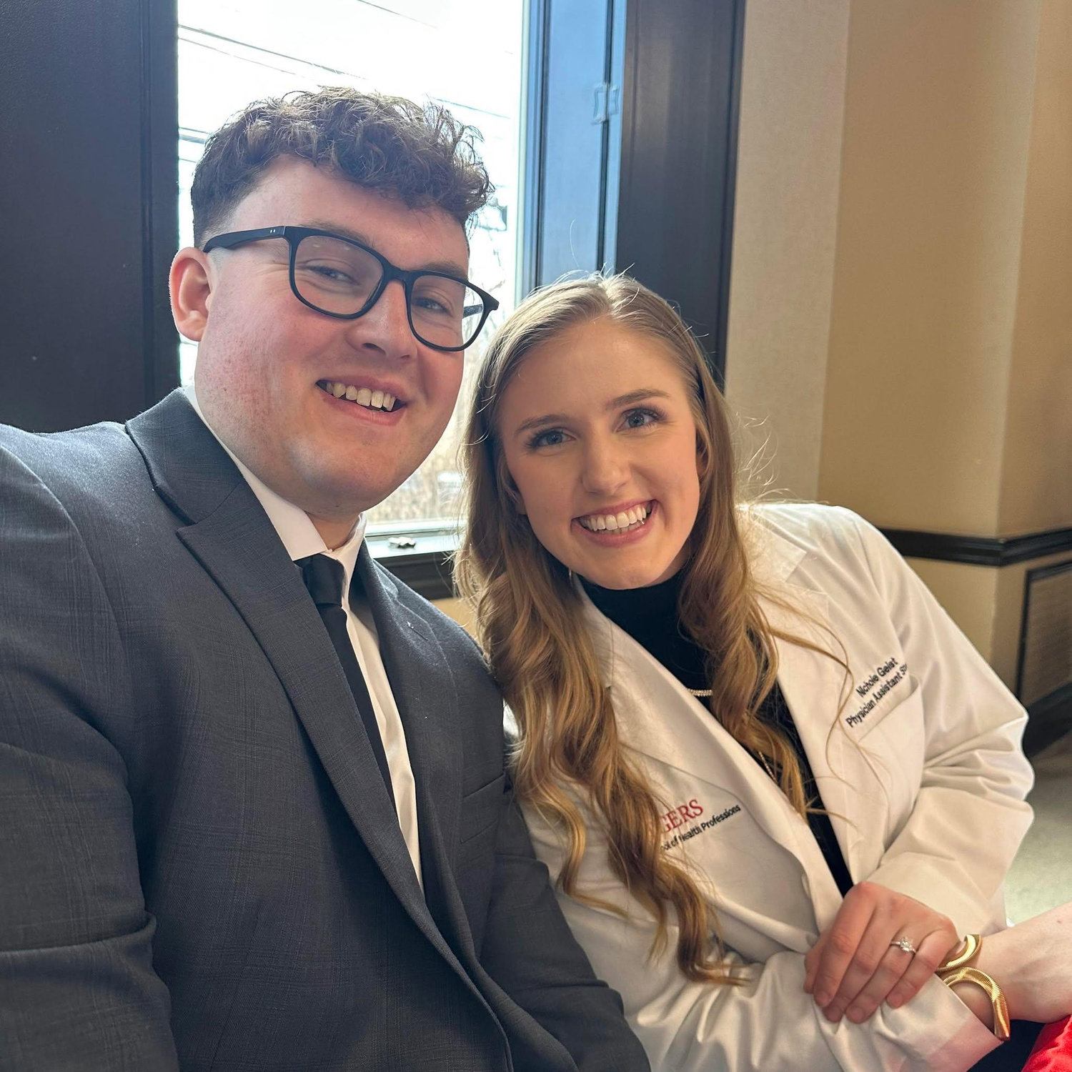 Nichole's white coat ceremony!