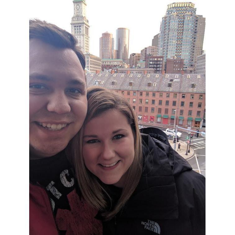 February 2017, Boston, MA
Taken just before we went to see the Red Hot Chili Peppers at the TD Garden. The view of Boston from our hotel room balcony was incredible!