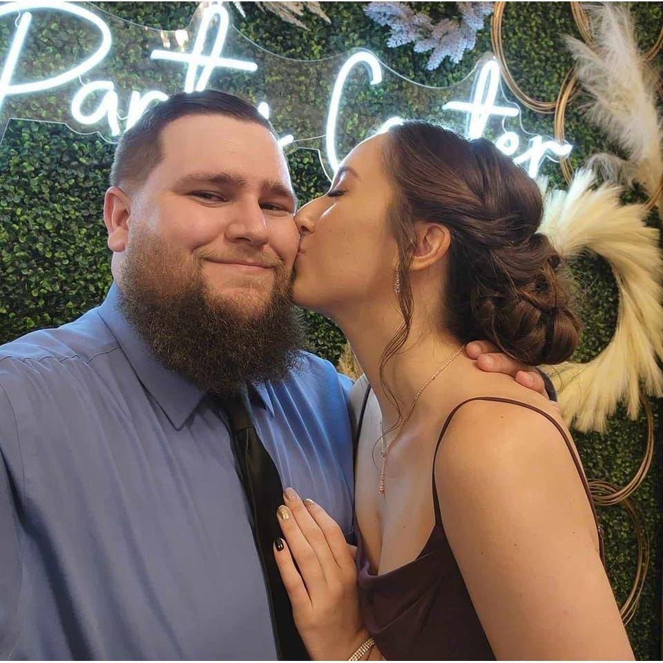Feeling the love at the Matron of Honor's wedding, McKenzie was a bridesmaid