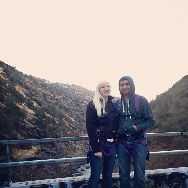 Bungee jumping for Umesh's birthday.
2014