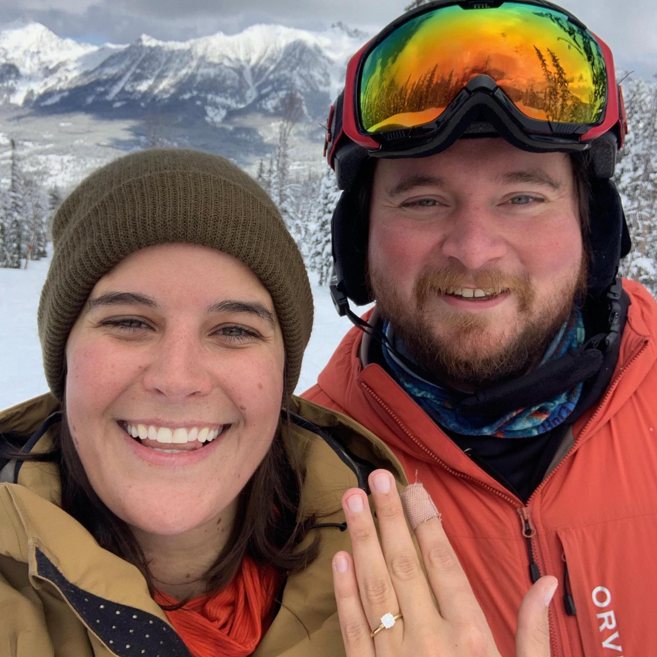 When we got engaged!