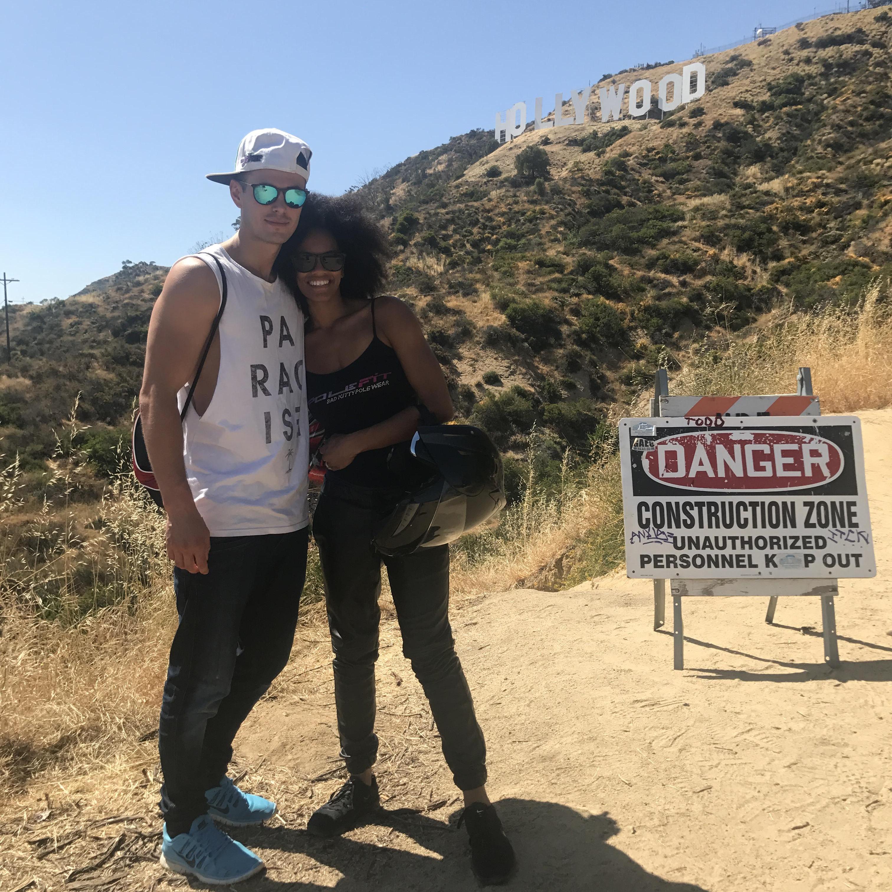 That one time we tried to get as close as we could to the HOLLYWOOD sign.