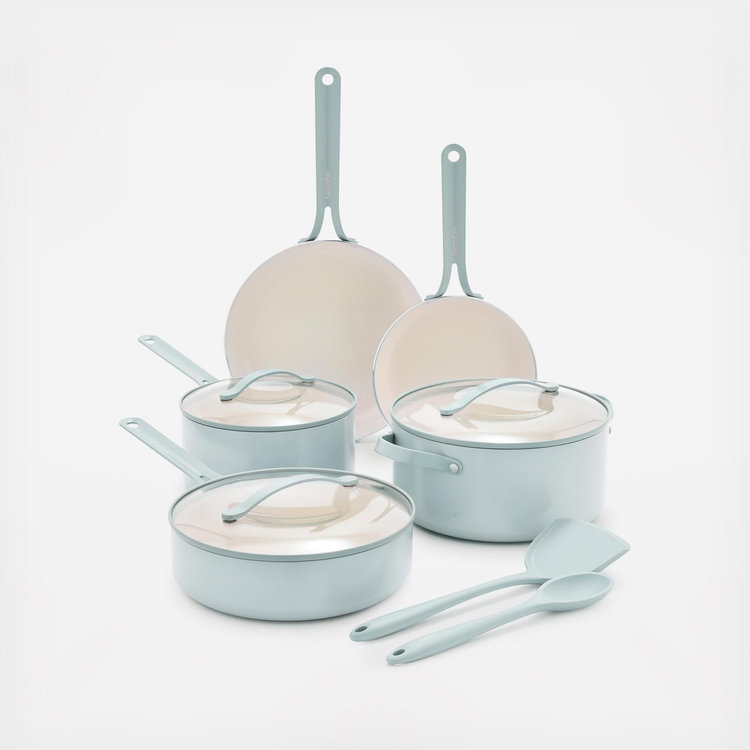 GreenPan, Nova Gallery Ceramic 10-Piece Nonstick Cookware Set | Zola