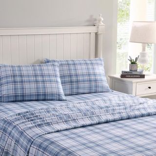 Mulholland Plaid Cotton Flannel 4-Piece Sheet Set